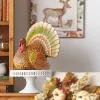 The Jolly Christmas Shop Raz 13" Large Turkey Fall Thanksgiving Decoration 4317045