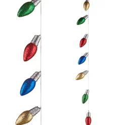 New The Jolly Christmas Shop Raz 3' Light Bulb Christmas Garland G4206874