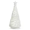 Sale The Jolly Christmas Shop Raz 11" Lighted Flurry Swirling Glitter Christmas Water Globe White Tree Figure 4419278