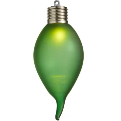 Clearance The Jolly Christmas Shop Raz 5.25" Lighted Kismet Light Bulb Christmas Ornament 4320900
