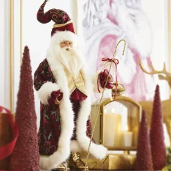 Discount The Jolly Christmas Shop Raz 24.75" Making Spirits Bright Santa Figure Christmas Decoration 4202320