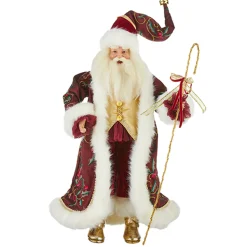 Discount The Jolly Christmas Shop Raz 24.75" Making Spirits Bright Santa Figure Christmas Decoration 4202320