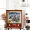 The Jolly Christmas Shop Raz 22" Musical Animated Retro Television TV Christmas Figure 3816449
