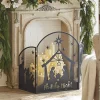 Outlet The Jolly Christmas Shop Raz 48" Nativity Metal Fire Place Screen Christmas Decoration 4228936