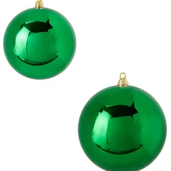 Clearance The Jolly Christmas Shop Raz 5" Or 10" Green Large Ball Christmas Ornament