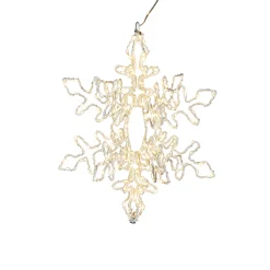 Sale The Jolly Christmas Shop Raz 15.75" Or 19.5" Hanging Lighted Snowflake Christmas Decoration