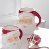 Best The Jolly Christmas Shop Raz 6" Or 8" Large Red Santa Mug Christmas Container