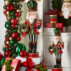 Best The Jolly Christmas Shop Raz 32" Or 43.5" Large Standing Nutcracker Christmas Figure
