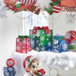 Best The Jolly Christmas Shop Raz 14.25" Or 21" Lighted LED Red Or Green Present Christmas Decorations