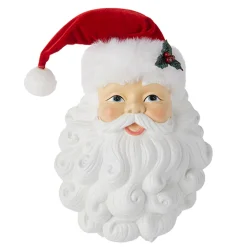 Sale The Jolly Christmas Shop Raz 12" Or 21" Santa Face Wall Art Christmas Decoration
