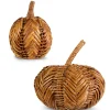 Discount The Jolly Christmas Shop Raz 6.5" Or 9" Wicker Pumpkin Fall Or Halloween Decoration