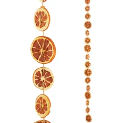 Clearance The Jolly Christmas Shop Raz 5.5' Orange Slice Christmas Tree Garland G4202278