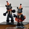 The Jolly Christmas Shop Raz 9" Party Scaredy Black Cat Halloween Figures Set Of 2 4407013