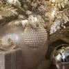 Outlet The Jolly Christmas Shop Raz 4" Pearl Ball Christmas Ornament 4402474