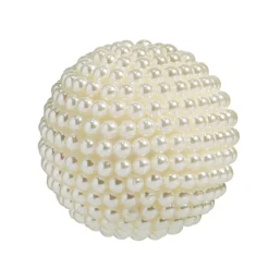Outlet The Jolly Christmas Shop Raz 4" Pearl Ball Christmas Ornament 4402474