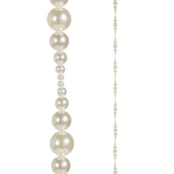 Best The Jolly Christmas Shop Raz 6' Pearl Christmas Tree Garland G4320040