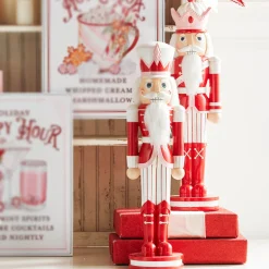 Online The Jolly Christmas Shop Raz 23.75" Peppermint Red And Pink Nutcracker Christmas Decoration 4301601