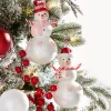 Discount The Jolly Christmas Shop Raz 6.25" Peppermint Snowman Glass Christmas Ornament 4352876