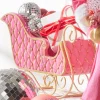 Hot The Jolly Christmas Shop Raz 12" Pink And Gold Quilted Christmas Sleigh Decoration 4412167