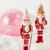 Online The Jolly Christmas Shop Raz 5.75" Pink And Red Gingerbread Nutcracker Christmas Ornament Set Of 2 4310255