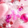 Online The Jolly Christmas Shop Raz 3.5" Pink Balloon Dog Glass Christmas Ornament 4452886