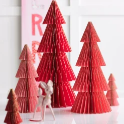 Online The Jolly Christmas Shop Raz 20" Pink Paper Trees Christmas Decoration 4416373