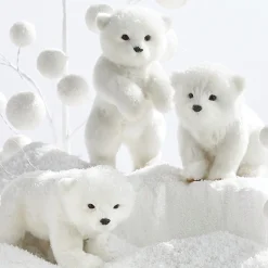 Best The Jolly Christmas Shop Raz 6.25" Polar Bear Cub Christmas Ornament 4250102