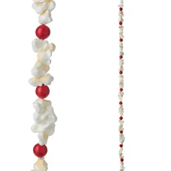 Discount The Jolly Christmas Shop Raz 5.5' Popcorn And Berry Christmas Tree Garland G4119008