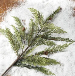 Best The Jolly Christmas Shop Raz 40" Real Feel Cedar Christmas Tree Spray F4011602