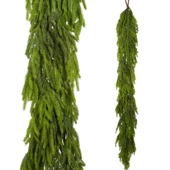 New The Jolly Christmas Shop Raz 6' Real Feel Cedar Christmas Garland G4441754