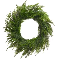 Clearance The Jolly Christmas Shop Raz 24" Real Feel Cedar Christmas Wreath W4422703