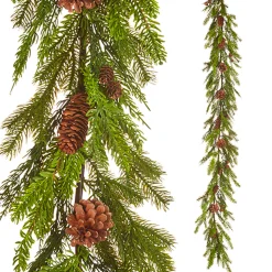 Online The Jolly Christmas Shop Raz 6' Real Feel Evergreen And Pine Christmas Garland G4212945