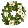 New The Jolly Christmas Shop Raz 23" Real Feel Magnolia Wreath W3902238