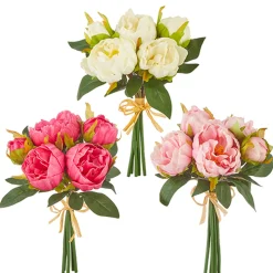 Online The Jolly Christmas Shop Raz 10.5" Real Feel Peony Bundle XF3702116