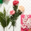 Outlet The Jolly Christmas Shop Raz 25" Real Feel Peony Stem Christmas Pick XF4002107