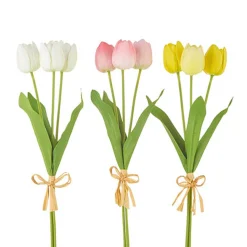 New The Jolly Christmas Shop Raz 20" Real Feel Tulip Bundle F4202255