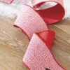 Best The Jolly Christmas Shop Raz 4" Red And White Tweed Wired Christmas Ribbon R4227742
