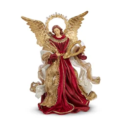 Discount The Jolly Christmas Shop Raz 15.5" Red Angel Christmas Tree Topper 4310656