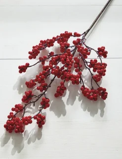 New The Jolly Christmas Shop Raz 23" Red Berry Christmas Tree Spray F4222748