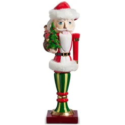 Discount The Jolly Christmas Shop Raz 17.5" Red Christmas Nutcracker Figure Decoration 4457706