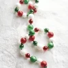 Best The Jolly Christmas Shop Raz 6' Red, Green, And White Ball Ornament Christmas Garland G4206802