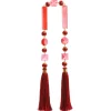 Sale The Jolly Christmas Shop Raz 30" Red Jeweled Glass Christmas Tree Garland With Tassels G4427309