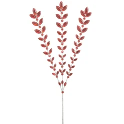 Best The Jolly Christmas Shop Raz 23.5" Red Jeweled With Silver Glitter Christmas Tree Spray F4313512
