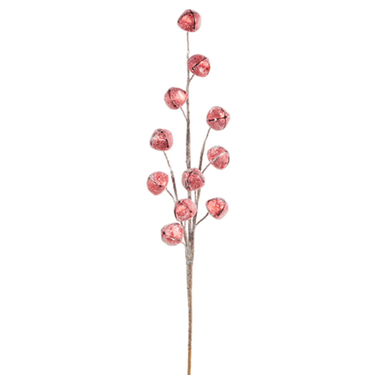 New The Jolly Christmas Shop Raz 27" Red Jingle Bell Christmas Tree Spray F4306779