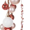 Discount The Jolly Christmas Shop Raz 4' Red, Pink, And White Ball Garland G4316252