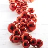 New The Jolly Christmas Shop Raz 4' Red Plastic Ball Christmas Garland G3216179