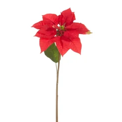 New The Jolly Christmas Shop Raz 24.5" Red Poinsettia Stem Christmas Tree Accessory F4322766