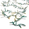 Hot The Jolly Christmas Shop Raz 36.5' Remote Snake Garland Green Wire W 500 White Lights G3937043