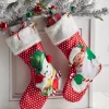 Best The Jolly Christmas Shop Raz 19" Retro Christmas Stocking Santa Or Snowman 4416274