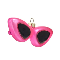 Hot The Jolly Christmas Shop Raz 4.5" Retro Pink Sunglasses Glass Christmas Ornament 4452884